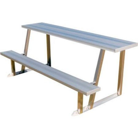 GT GRANDSTANDS BY ULTRAPLAY 15' Scorer's Table with Seat and Table Top, Portable or Surface Mount BE-ST01500